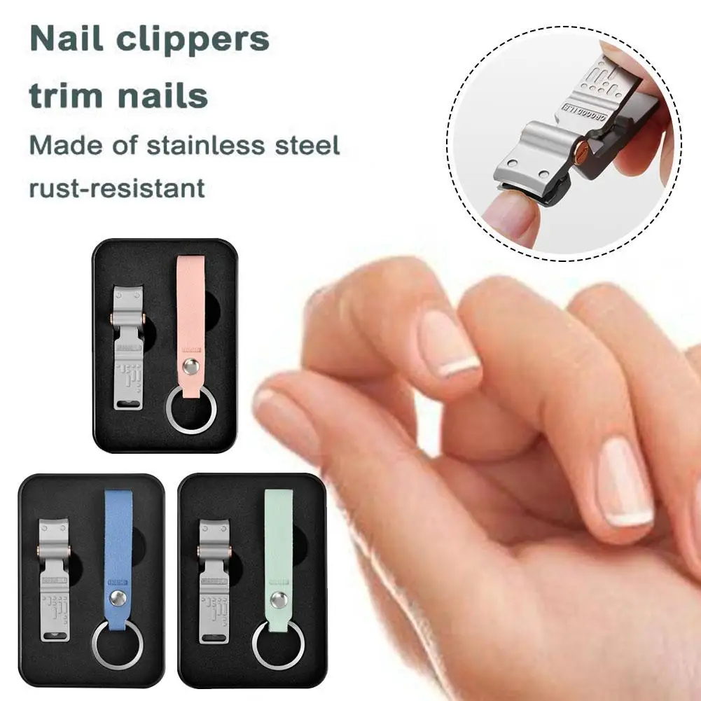 Like Crocodile Wide Jaw Nail Clippers Stainless Steel Cutter Hard Scissors Thick Toe Nails Manicure Pedicure Anti-splash To G1S5