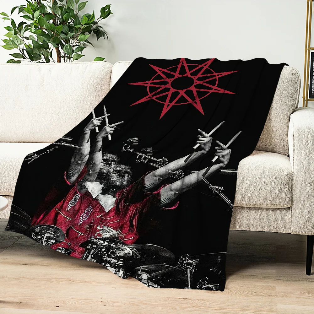 Band S-Slipknot cool Blanket Skin friendly comfort warm soft plush blanket suitable sofa living room office bedroom 5