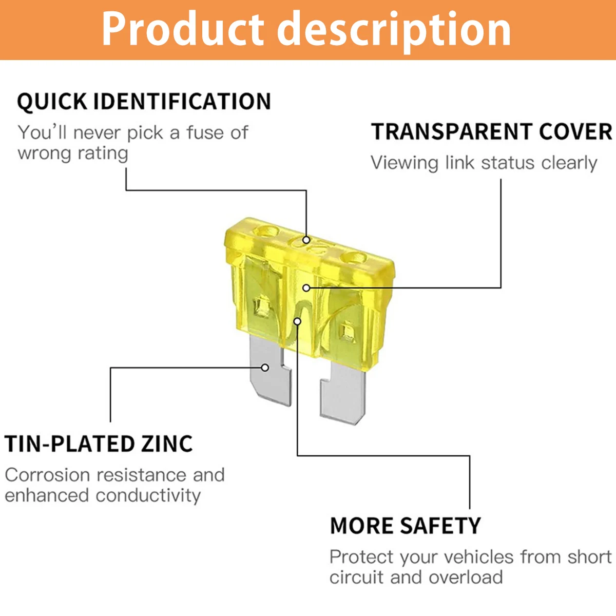 Truck Blade Car Fuse Kit 300Pcs 2A/3A/5A/7.5A/10A/15A/20A/25A/30A/35A/40AMP For Cars Trucks Boats Auto Accessories
