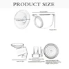 7 in 1 Wearable Breast Pump Milk Collector Cup 24/27MM Flange Insert Suction Bowl For S9/S10/S12 Breast Pump Accessories 6