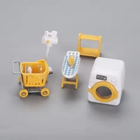 Ensemble de mini meubles miniatures pour enfants, maison de beurre, cuisine, salon, décoration de table à manger, modèle de jouets, accessoires de bricolage, 1 ensemble 6