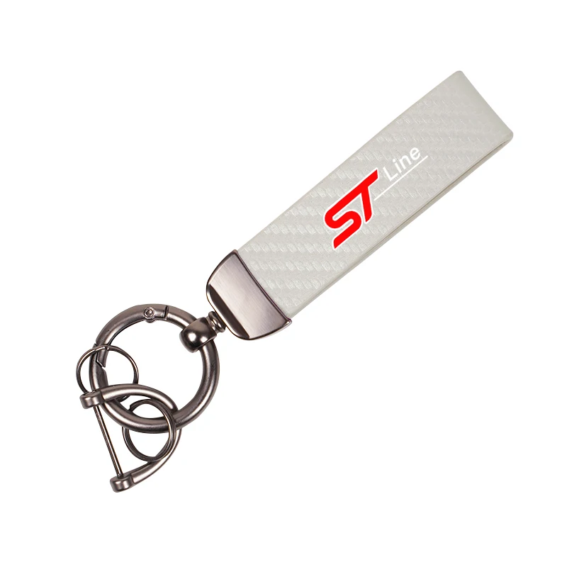 Premium Leather Car Logo Key Chain