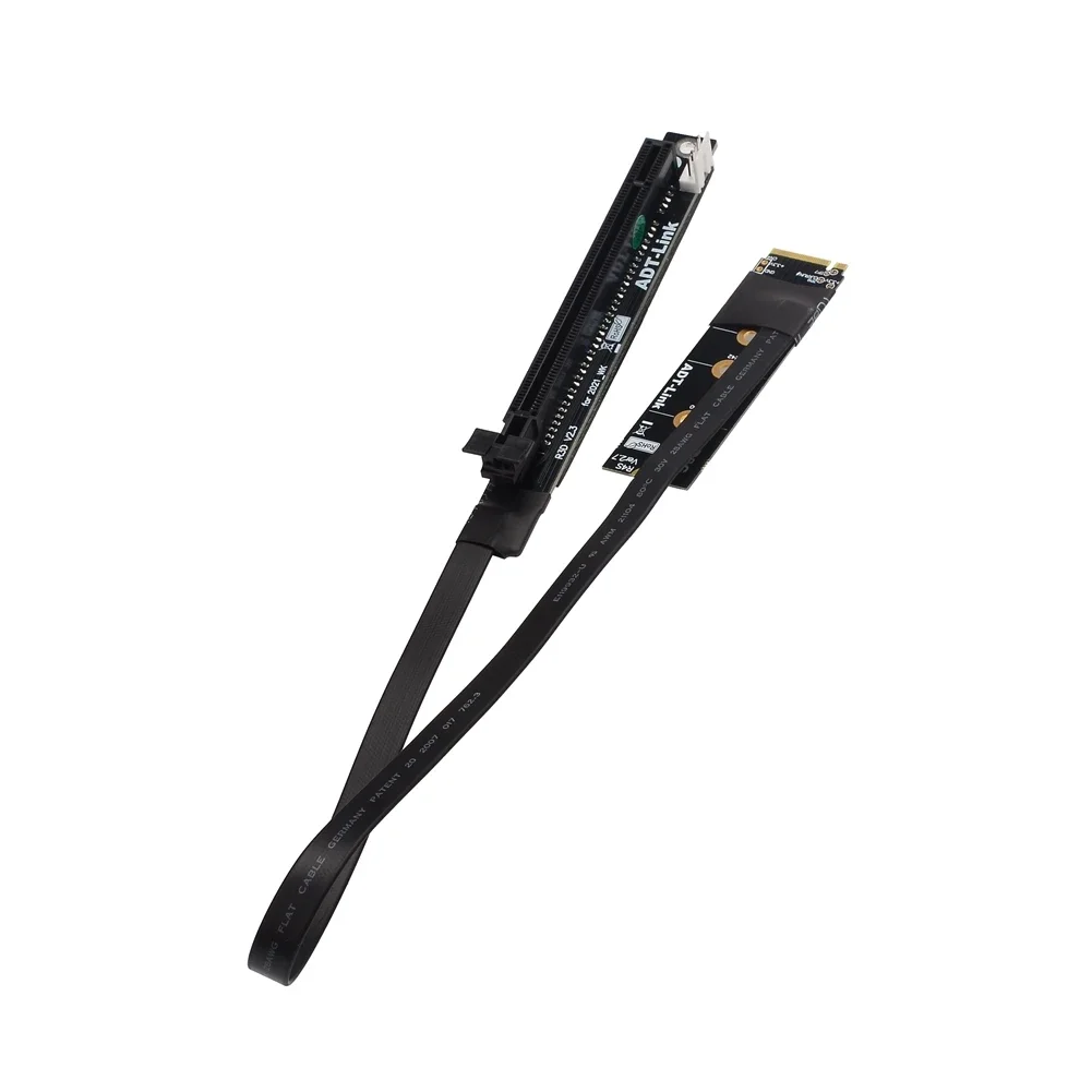 Nova M.2 Nvme para Pcie 4.0x16 Extensor Gen4 3.0 Riser Adaptador Jumper Btc Cabo de Mineração Gpu Gtx Rtx Placas de Vídeo Gráficos Nvidia Amd - Imagem 6