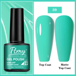 Bright and Vibrant Gel Nail Polish - Ideal for Spring and Summer Manicures - UV/LED Soak Off Varnish (Fluorescent Green)
