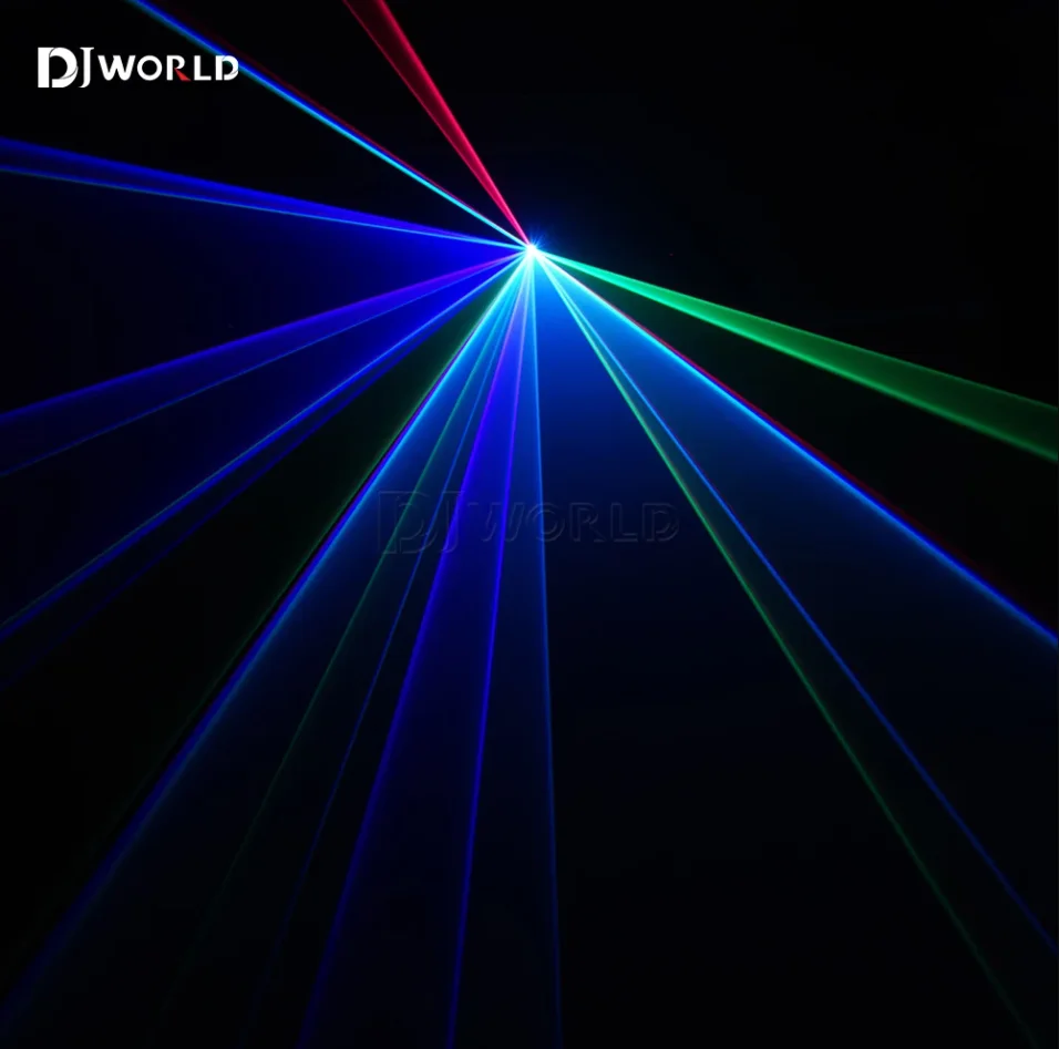 1000Mw Max Rgb Licht 1W Full Color Animatie Scan Licht Projector Dj Nachtclub Bar Feest Bruiloft Dmx Stage Effecten