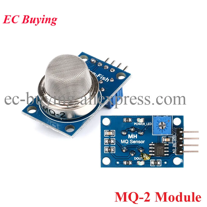 MQ-2 Modulo Del Rivelatore Del Sensore Del Gas Dell'idrogeno Del Butano Gpl Del Gas Di Fumo Di MQ2 Per Arduino