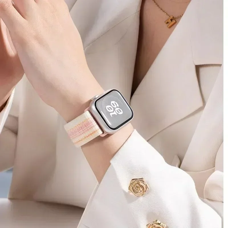 Sport Loop Nylon Bracelet for Apple Watch Bands - Multisize Strap Collection