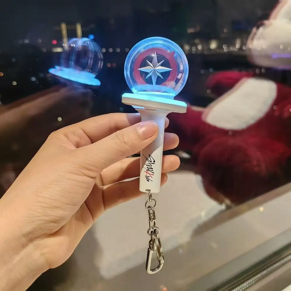 Kpop Stray Kids SKZOO Official Style Keychain 1st/2nd Gen Lightstick LED Glowing Bag Charm Fans Gift Birthday gift: bag charm