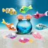Swimming Robot Fish Toy for Kids Fish Moving Interactive Electric Fish Toys Water-Activated Bathtub Toys for Animal Cats Dogs 2