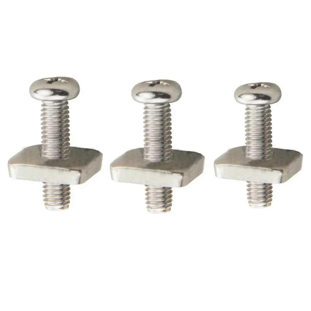 Surfboard Screws 2sets M4 M5 Stainless Surf Fin Plates Screw Channel Sliding Fin Box Plate