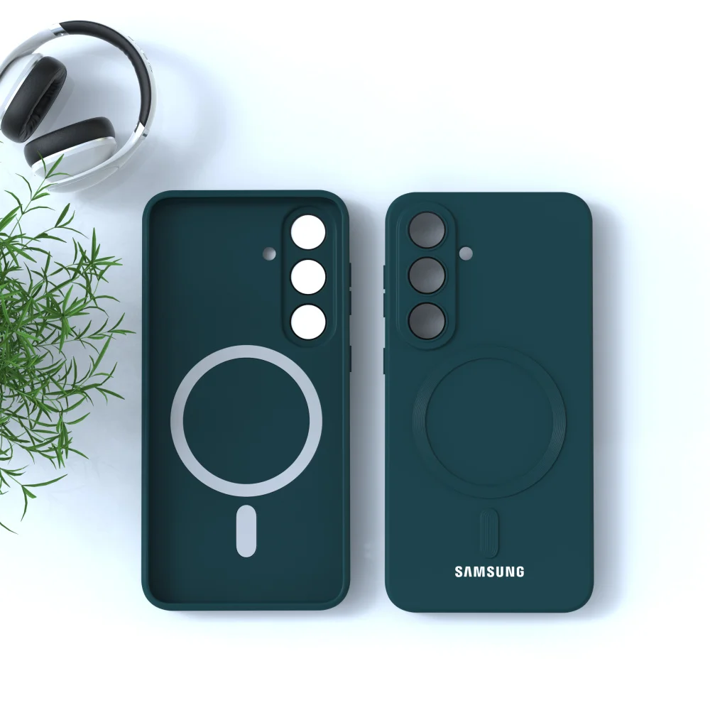 Magnetic Case For Samsung Galaxy S26 S25 S24 S23 S22 S21 FE Magsafe S26 Ultra shockproof Full coverage Liquid silicone gel cover