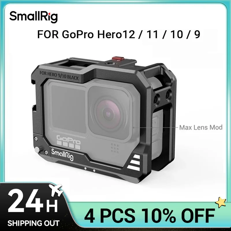 Smallrig-マイクアダプター付きの黒のvlogキット,カメラ