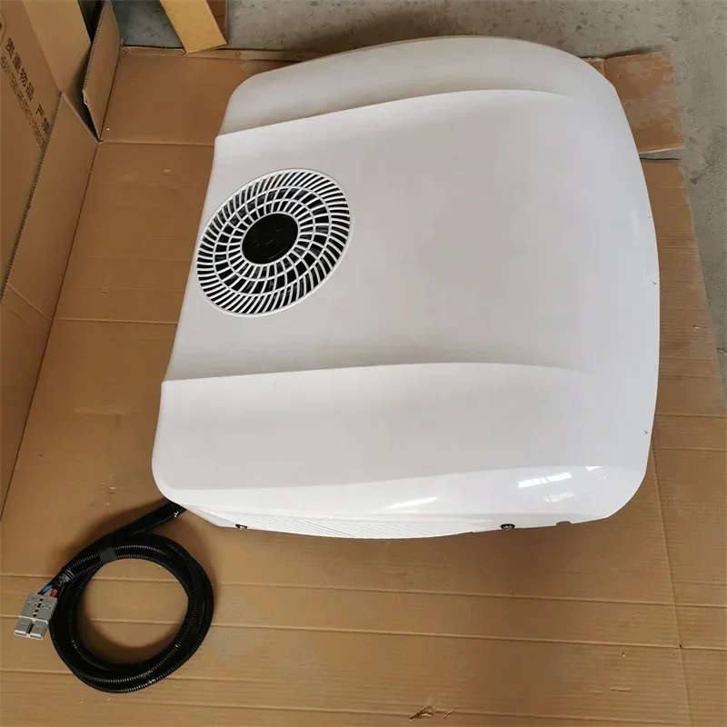 Electric 48v 72v roof top packaged 24v 12v rooftop 24 volt truck roof air conditioner for van 3