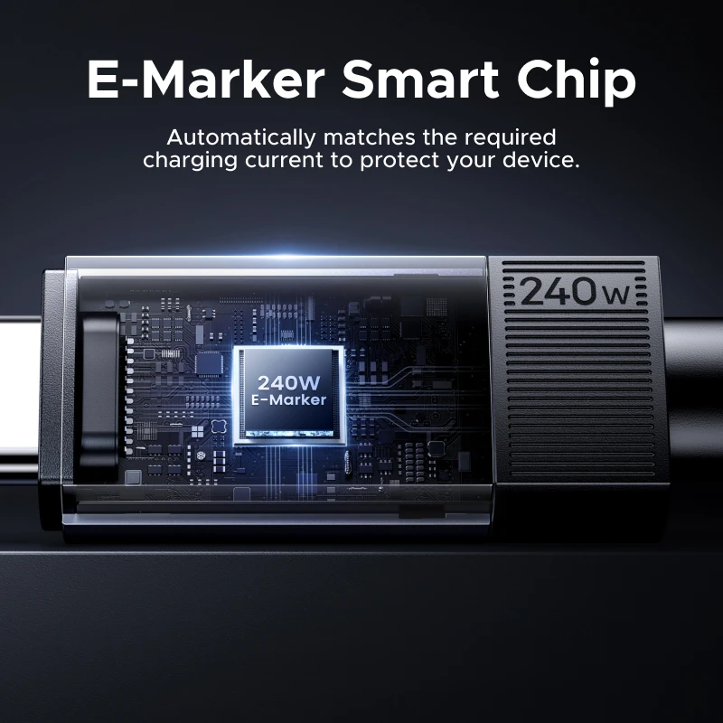 UGREEN 풀 기능 USB-C 케이블 PD3.1 240W USB3.2 10Gbps 데이터 전송 4K60Hz 비디오 출력 (모니터, 노트북, 맥북용) E-Marker