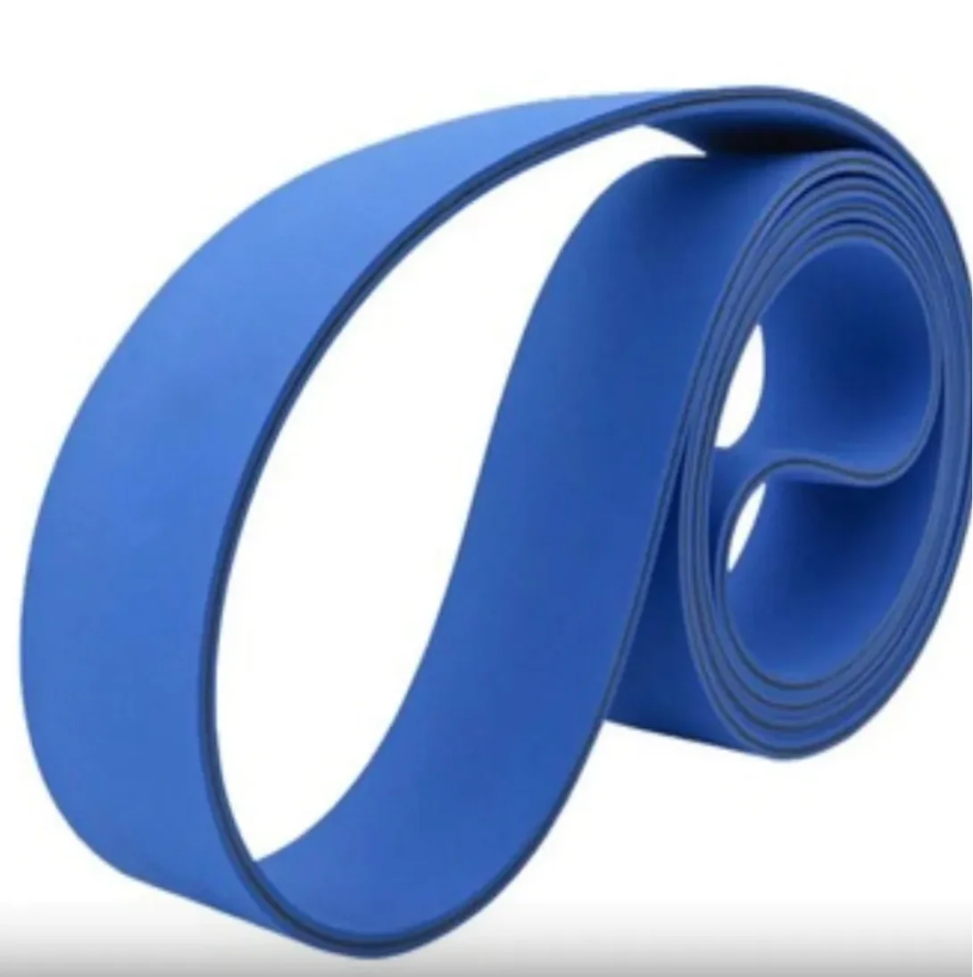 Perímetro Resistente ao Desgaste Flat Belt Ambos os Lados de Borracha Blue Nylon Base Band Box Colando Machine Belt 2000x50x5 mm