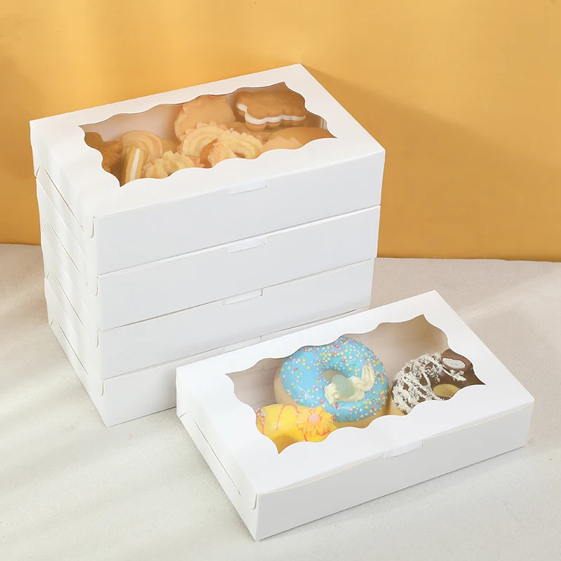30PCS Cake Bakery Boxes with Window – Ideal for Chocolates, Candy, Desserts, Cupcakes, ... - SKU CBBW2258 - UGI Packaging
