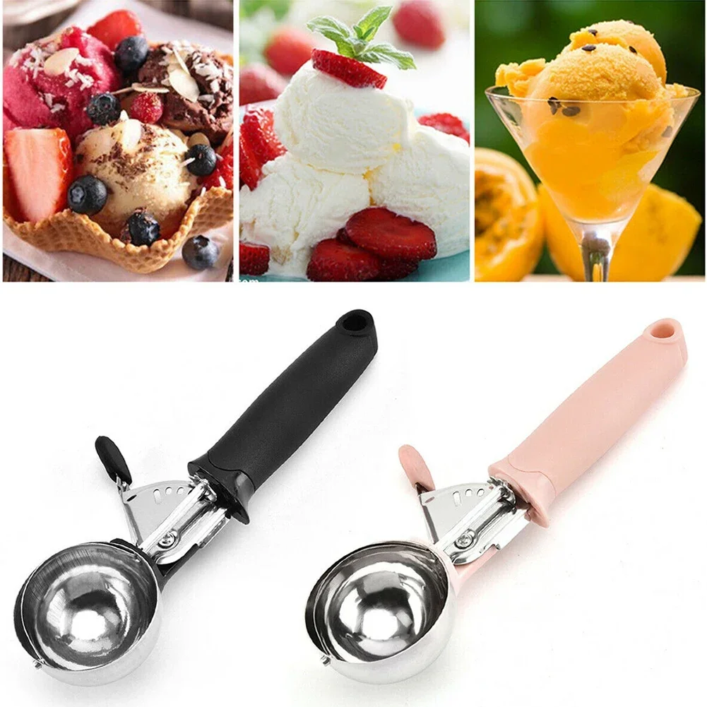 Ice cream scoop Cookie scoop Melon fruit baller Ice ball maker Anti-Freeze handle For Gelatos Yogurt Sundaes