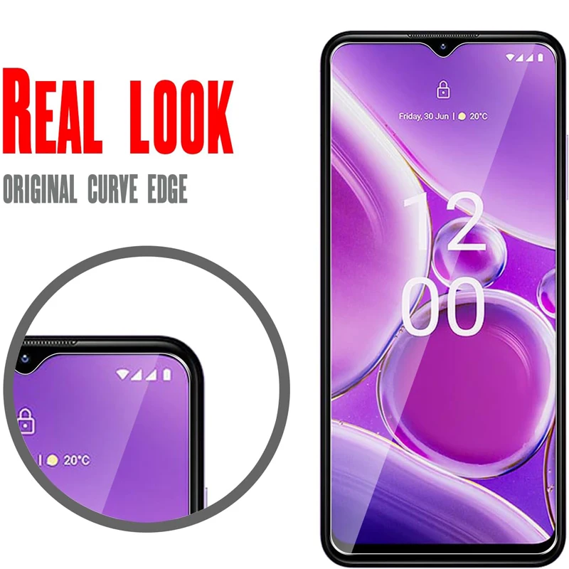 Premium HD Crystal Tempered Glass Screen Protector, 9H Transparency