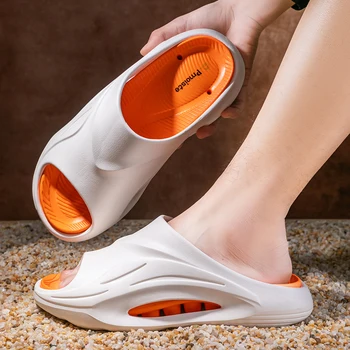 Women's Platform Slipper EVA Drainage Function Soft Non Slip Casual Arch Support Sandals Home Outdoor Shoes 1
