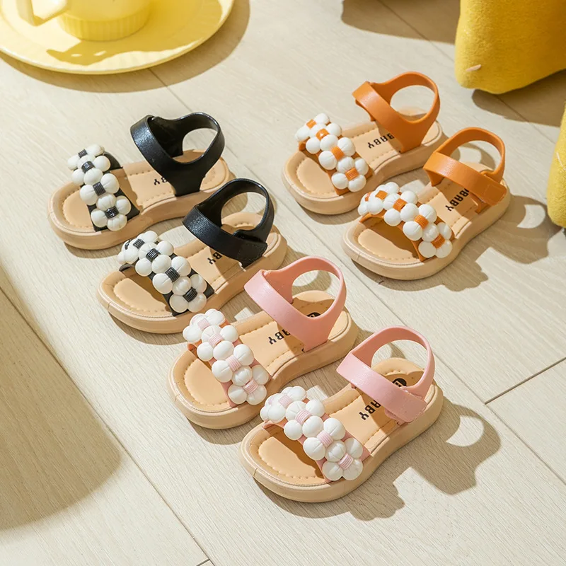 

Children's Slippers Summer Girls and Boys Bathroom Home Anti Slip Beach Shoes Soft Soled Baby Sandals Girls Shoes
