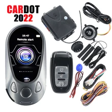 

Cardot LCD Keyless Entry Pke Unlock Lock Liquid Crystal Start Stop Remote Open Trunk Finding Car Ignition System