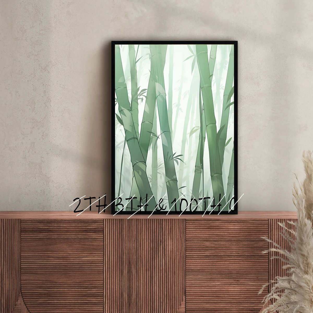 竹の水彩画のポスター,キャンバスの絵,現代文化の絵画,壁の装飾,中国風