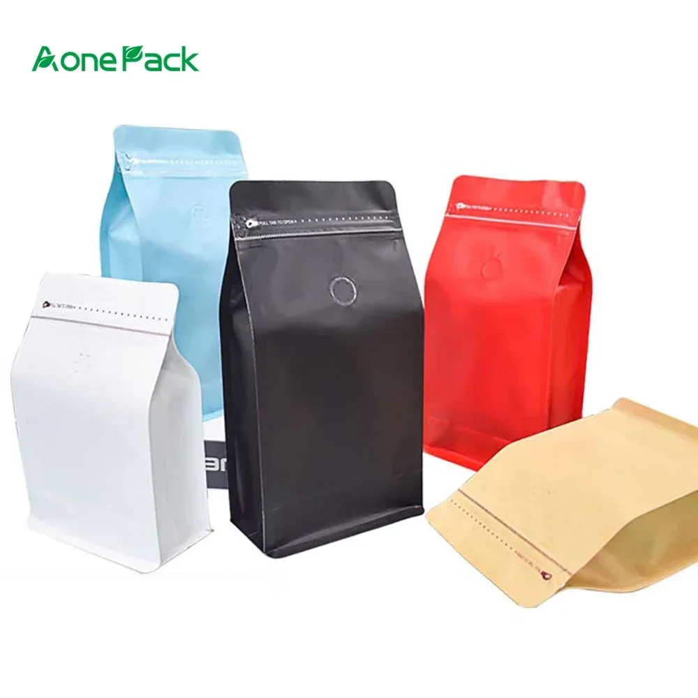 

25PCS New Design Custom Stand Up Pouch Zipper Food Packaging Pouches Wholesale 100g 250g 500g 1kg Packing Coffee Bag with Valve