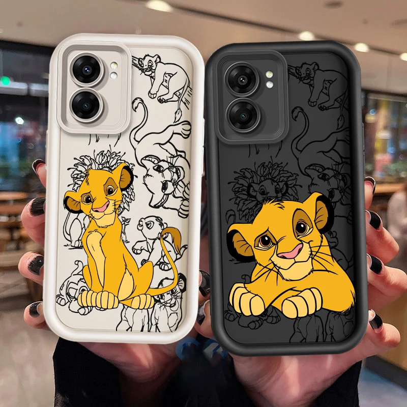 Lion King Simba Per Oppo A98 A78 A94 A76 A74 A58 A55 4G 5G A9 A53 2020 A36 Eye Ladder Cover Capa Fundas Phone Case