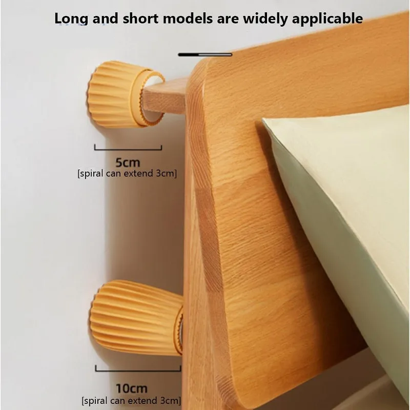 Adjustable Bed stabilizer Headboard stoppers Bed Frame Anti-Shake Tool Cabinets Sofa Fixer Furniture Leg Feet Increased Pad 2pcs bed frame hardware