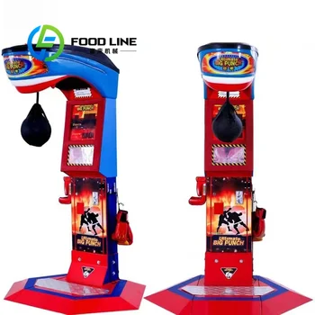 Macchina da gioco Boxer Punching con meccanismo a moneta facile da usare, identico a un'attrezzatura da boxe a moneta, per un gioco self-service fluido