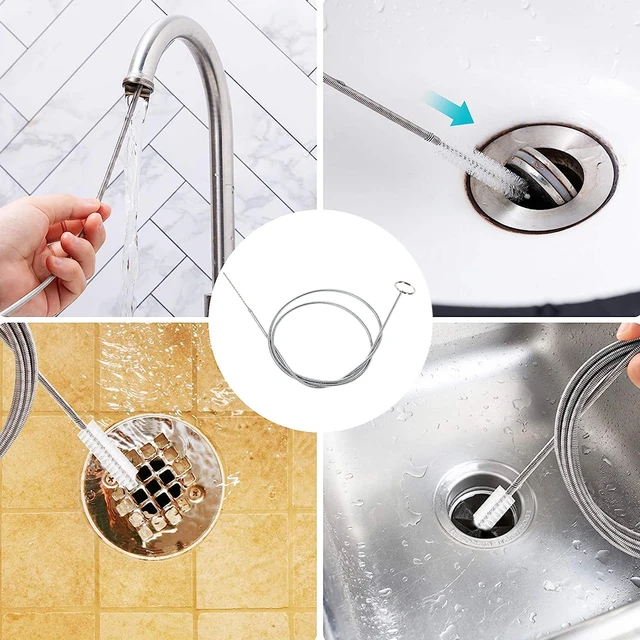 Spazzola Flessibile Per Pulizia Tubi Scarico - 45 Cm, Per Lavandini E Acquari - Foto 3