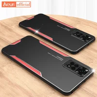 Aluminum Metal Case For Xiaomi Redmi Note 11S 11 Pro Plus 4G 5G Silicone Matte Cover Luxury Phone Case For Redmi Note 11E Pro 1