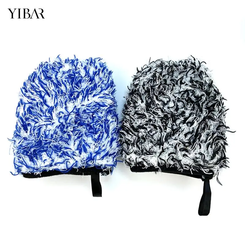 

Car Wash Gloves Microfiber Double-sided Wheel Detailer Wash Glove Car Wash Tool Accessory High Density Absorbance Glove