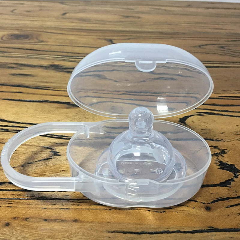 Plastic Pacifier Box Pacifier Holder Travel Storage Case PP Size S