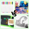 Green Dinosaur Erasable Book Doodle Set Magic Drawing Book Reusable Drawing Book 12 Watercolor Pens 14 Page Drawing for Kids 4