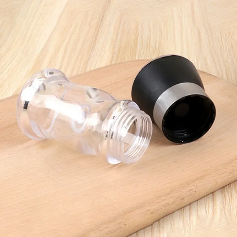 1Pc Manual Salt Pepper Mill Grinder Seasoning Bottle Spice Grinding Containers Adjustable Mill Shakers Kitchen Accessories