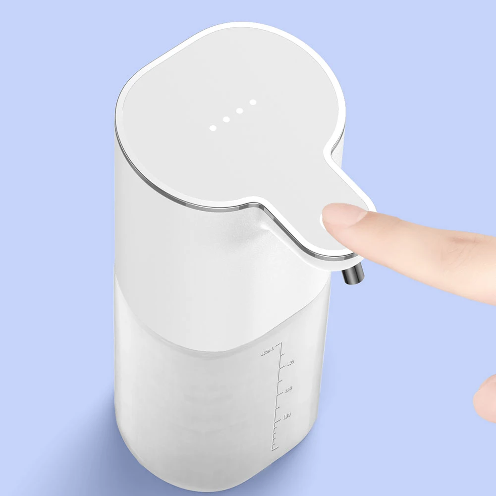 400ml Automatic Soap Dispensers USB Charging Smart Washing Hand Machine Infrared Sensor 4 Levels Adjustable for Bathroom Kitchen 5