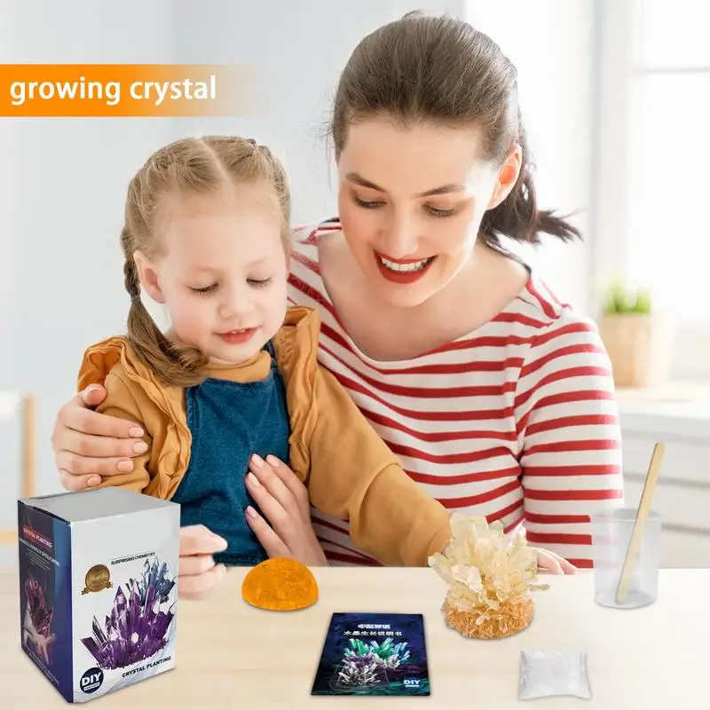 Crystal Growing Kit Crystal Making Kit For Kids Crystal Making Experiment And Learning Toys Crystal Growing Science Kit