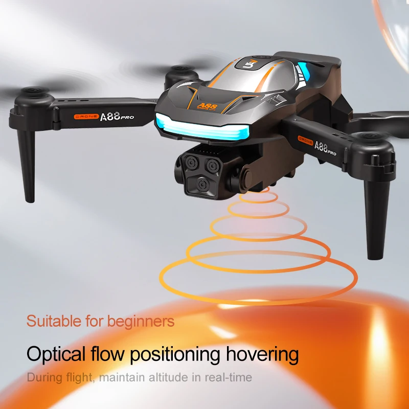 A88 프로 드론 3 카메라, 8K HD 전문 항공 사진, 5G GPS 장애물 회피 쿼드콥터 장난감, UAV 10000M, 신제품
