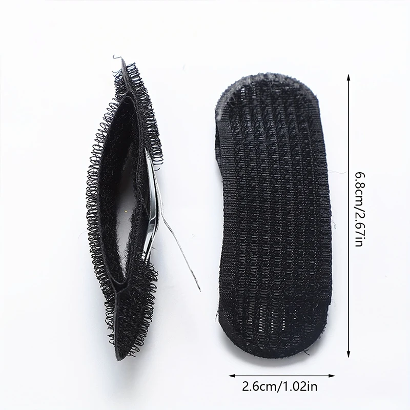 2 Stück flauschige, unsichtbare Haarspange für Volumen vorne, Haaransatz, Puffkissen, perfekt für Dutt-Styling, das Haar-Styling hinzufügt – Detail 8