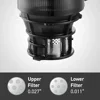Xtra Large 5.2" Hands-Free Cold Press Masticating Slow Juicer with High-Yield Power Nutrient-Rich Juice Extractor XL Feeding 4