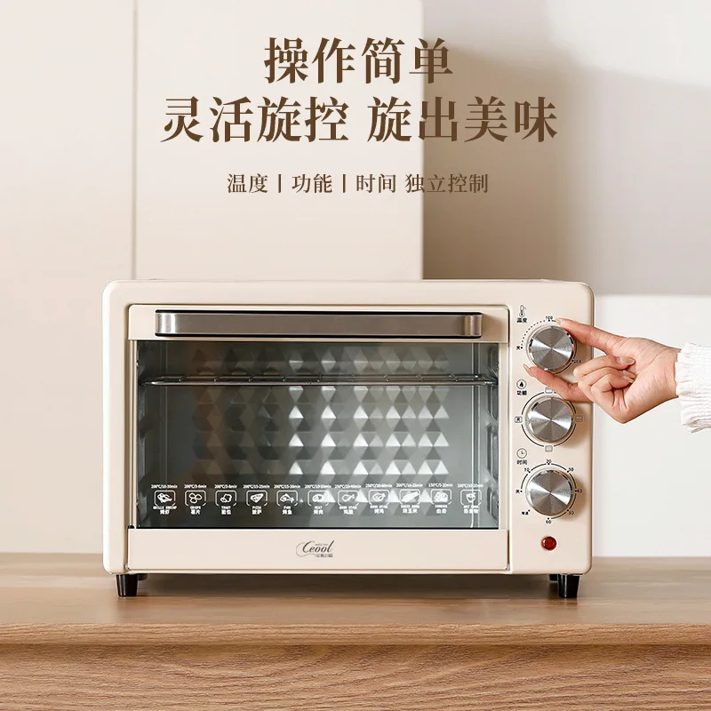 Household Electric Oven Mini Multifunctional Bakery Timer Toaster Biscuits  Bread Cake Pizza Cookies Baking Machine 12L - AliExpress