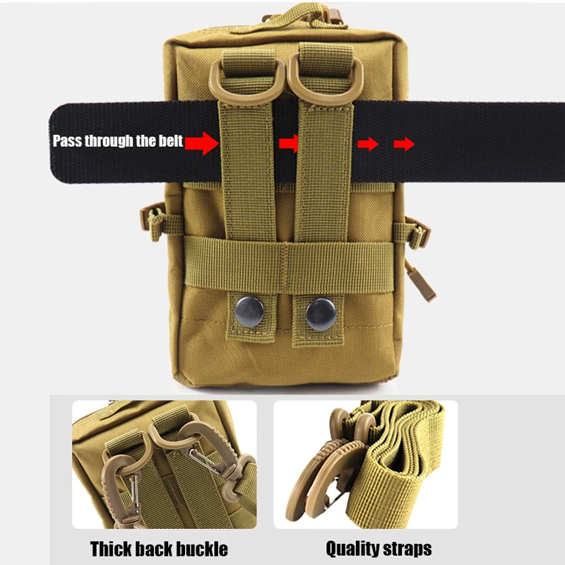 Hunting Bag Camping Bag Hiking Bag Portable Tactical Bag Leather Holster Military Sling Bag Wallet Camping Chest Bag Hot Sale