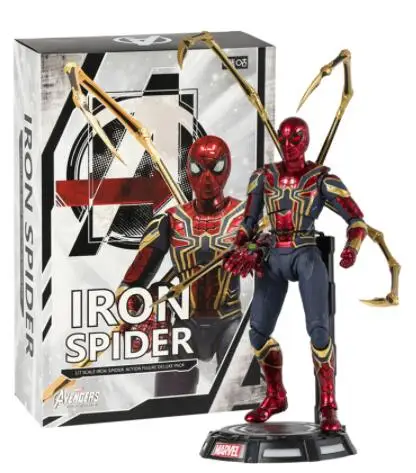 

genuine 1/7 Marvel Avengers Iron Spider-man Articulated BJD Action Figures Toys