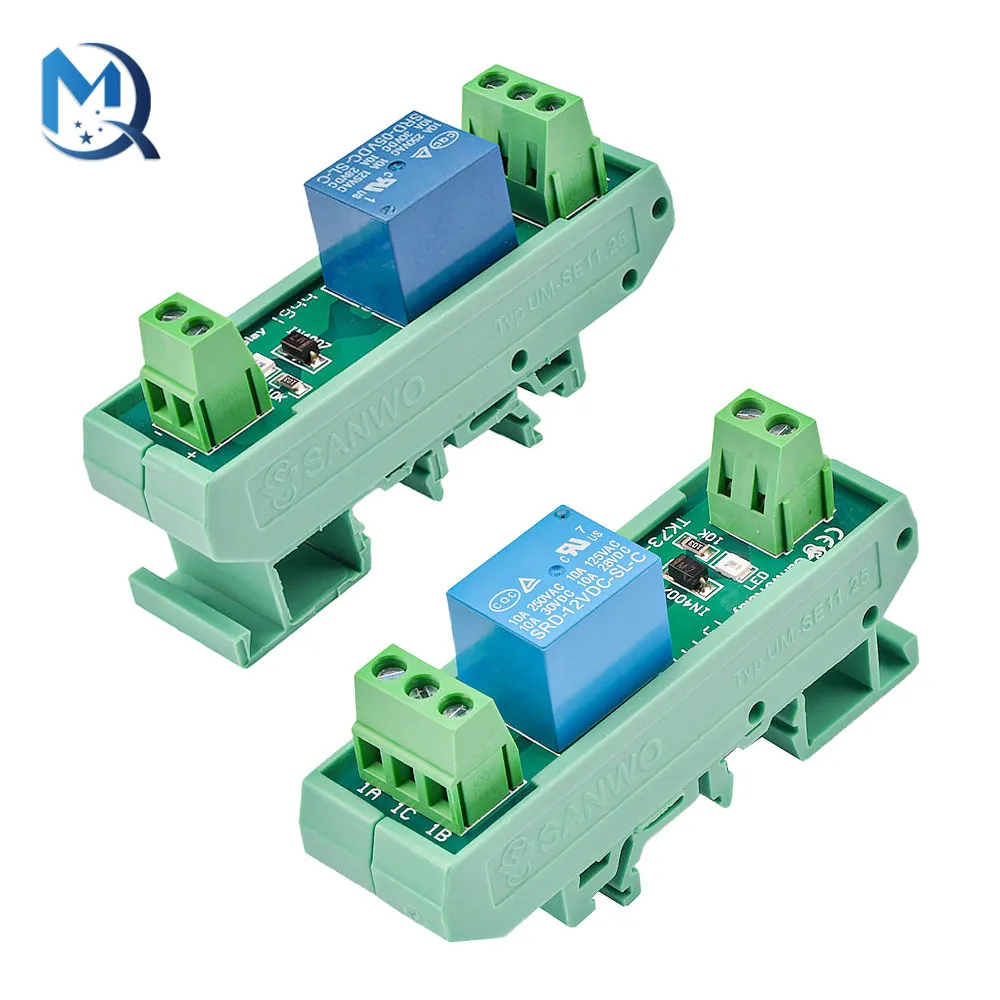 1 Channels Relay Module Din Rail Mount Srd05vdcslc Srd12vdcslc
