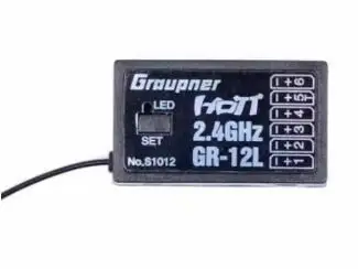 Graupner HoTT GR-12L GR12 2.4GHz 6CH 6-Channel Receiver with set
