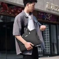 Multiple Pockets Handbag Portable Large Capacity Shoulder Bag Multi-Functional Business Briefcase for Business & Casual Use - Image 3