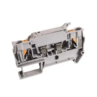 ขั้วต่อสายไฟแบบกด DIN Rail จำนวน 10 ชิ้น รุ่น PTC 4-HESI พร้อมคันโยกสำหรับตัดการเชื่อมต่อ สำหรับงานวิศวกรรมไฟฟ้า 3