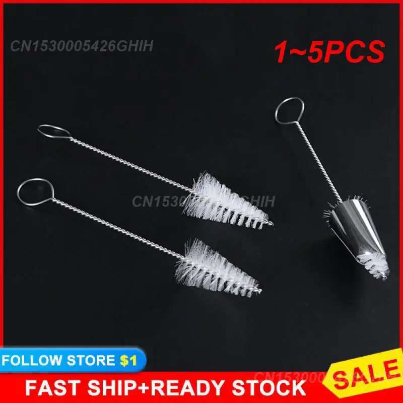 

1~5PCS Milk Nozzle Cleaning Brush Oral Cleaning Brush Kitchen Supplies Bottle New Baby Bottle Brush Plastic Kitchen Tools Nozzle