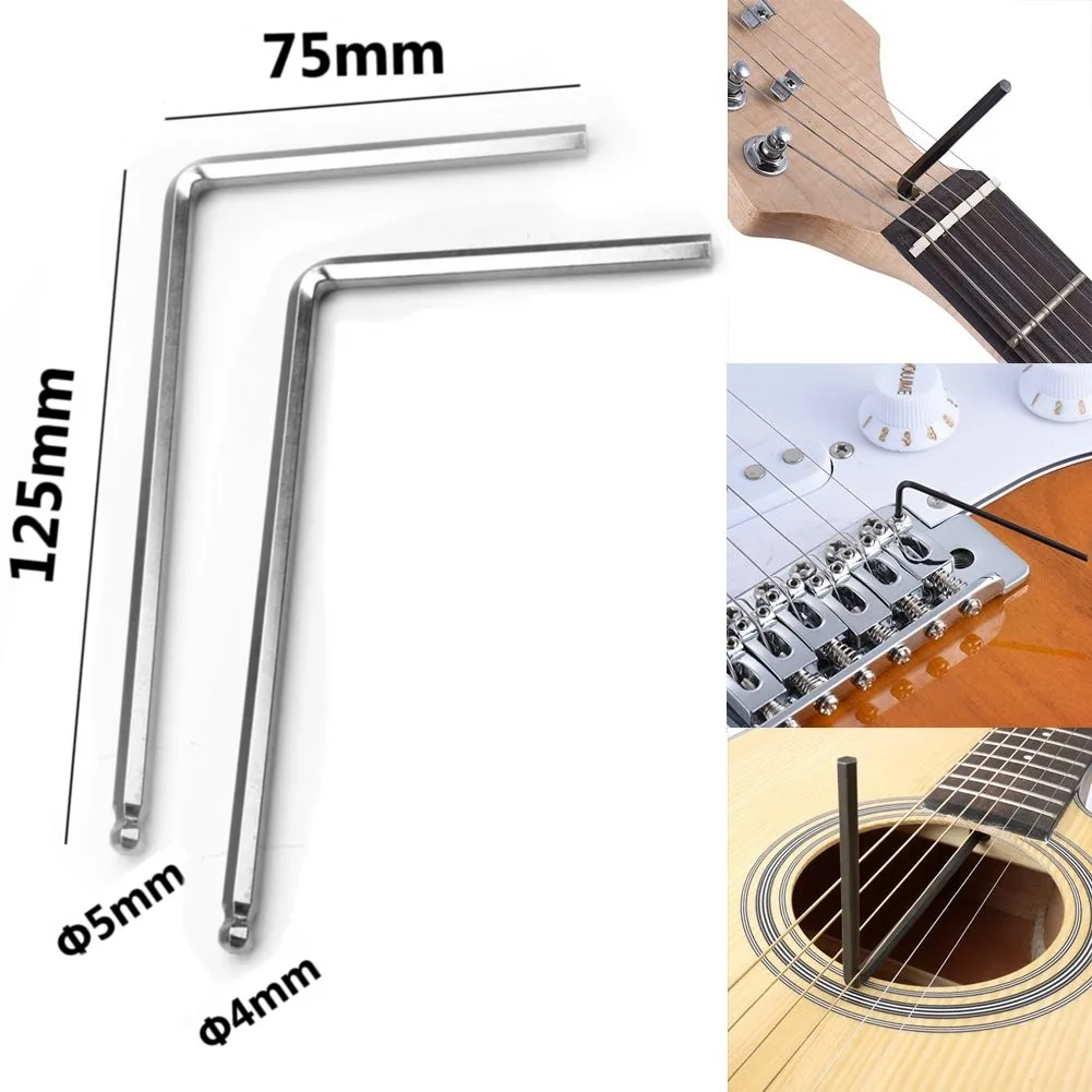 

4mm 5mm Ball End Guitar Truss Rod Tool Allen Wrench For-Martin Acoustic Electric Guitars Bass Adjustment Tool Accessories
